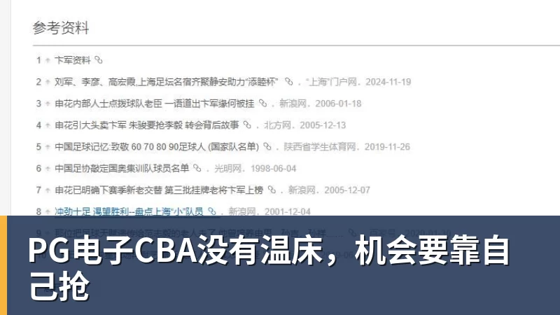 PG电子官方网站PG电子CBA没有温床,机会要靠自己抢